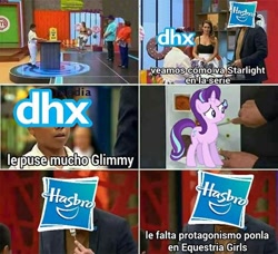 Size: 480x438 | Tagged: safe, starlight glimmer, pony, dhx media, hasbro, masterchef, spanish, translated in the comments