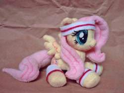 Size: 500x376 | Tagged: artist needed, safe, fluttershy, ebay, headband, irl, photo, plushie