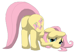 Size: 5000x3521 | Tagged: safe, artist:xniclord789x, fluttershy, pegasus, pony, plot, simple background, solo, transparent background