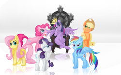 Size: 5333x3333 | Tagged: safe, artist:ostichristian, derpibooru import, applejack, fluttershy, pinkie pie, rainbow dash, rarity, twilight sparkle, twilight sparkle (alicorn), alicorn, earth pony, pegasus, pony, unicorn, female, mane six, mare