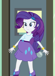 Size: 762x1039 | Tagged: safe, rarity, equestria girls, pregnant, pregnant edit, pregnant equestria girls, solo, teen pregnancy