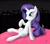 Size: 833x733 | Tagged: safe, artist:zigword, rarity, pony, unicorn, dark, glowing eyes, solo