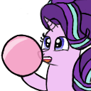 Size: 128x128 | Tagged: safe, artist:somedrawer, starlight glimmer, pony, simple background, solo, transparent background