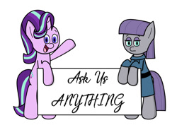 Size: 1149x846 | Tagged: safe, artist:askmaudandstarlight, artist:techreel, maud pie, starlight glimmer, pony, ask, comic, female, lesbian, shipping, simple background, starmaud, transparent background, tumblr