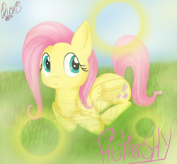 Size: 900x831 | Tagged: safe, artist:incubuszenith, fluttershy, pegasus, pony, female, mare, pink mane, yellow coat