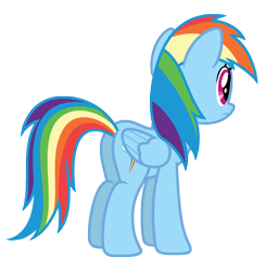 Size: 6250x6397 | Tagged: safe, artist:estories, derpibooru import, rainbow dash, pegasus, pony, absurd resolution, female, folded wings, mare, plot, simple background, solo, transparent background, vector