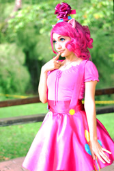 Size: 900x1350 | Tagged: safe, artist:pameekawaii, pinkie pie, human, cosplay, irl, irl human, photo, solo