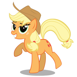 Size: 1280x1280 | Tagged: safe, artist:applejinx, applejack, earth pony, pony, solo