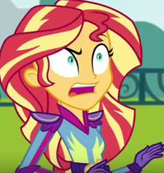 Size: 400x420 | Tagged: safe, sunset shimmer, equestria girls, friendship games, cropped, faic