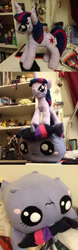 Size: 390x1254 | Tagged: safe, artist:kitara88, derpibooru import, twilight sparkle, bean, chubbie, irl, photo, plushie