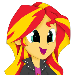 Size: 5000x5000 | Tagged: safe, artist:mzoli740, sunset shimmer, equestria girls, absurd resolution, cute, shimmerbetes, shimmersmile, solo