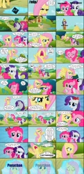 Size: 1928x3995 | Tagged: safe, artist:hazama, edit, edited screencap, screencap, fluttershy, globe trotter, pinkie pie, rarity, earth pony, pegasus, pony, unicorn, putting your hoof down, /mlp/, 4chan, comic, screencap comic, vulgar