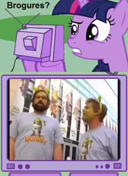 Size: 563x771 | Tagged: safe, derpibooru import, twilight sparkle, human, exploitable meme, shrek, tim and eric, tv meme