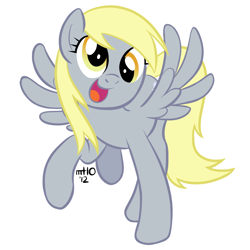 Size: 1000x1000 | Tagged: safe, artist:empty-10, derpy hooves, pegasus, pony, female, mare, solo