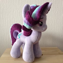 Size: 960x960 | Tagged: safe, artist:burgunzik, starlight glimmer, pony, unicorn, irl, photo, plushie, solo