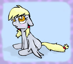 Size: 2607x2291 | Tagged: safe, artist:yokkishai, derpy hooves, pegasus, pony, alternate hairstyle, female, mare, solo