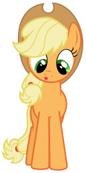 Size: 5000x10000 | Tagged: safe, artist:reginault, applejack, earth pony, pony, absurd resolution, simple background, solo, transparent background, vector