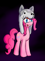 Size: 600x800 | Tagged: safe, artist:senx, pinkie pie, earth pony, pony, hat, solo, tongue out