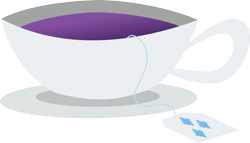 Size: 3033x1739 | Tagged: safe, artist:jerick, rarity, barely pony related, cup, cutie mark, drink, pun, raritea, simple background, tea, teacup, transparent background, vector, visual pun