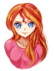 Size: 1000x1313 | Tagged: safe, artist:sleepy-mia, sunset shimmer, equestria girls, clothes, human coloration, request, simple background, solo, transparent background