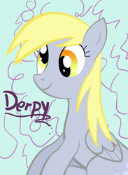 Size: 950x1300 | Tagged: safe, artist:leibi97, derpy hooves, pegasus, pony, female, mare, solo