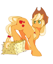 Size: 450x547 | Tagged: safe, artist:dominateur, applejack, earth pony, pony, solo