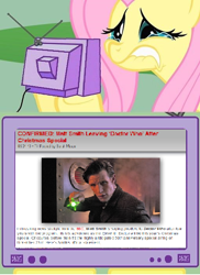 Size: 510x702 | Tagged: safe, fluttershy, human, crying, doctor who, exploitable meme, fluttercry, irl, irl human, matt smith, photo, sad, tv meme