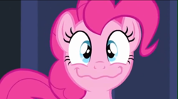 Size: 1064x593 | Tagged: safe, screencap, pinkie pie, equestria girls, equestria girls (movie), excited, faic, nervicited, nervous, scrunchy face, solo, wavy mouth