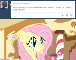 Size: 635x508 | Tagged: safe, artist:capnpea, edit, fluttershy, pegasus, pony, fimbriae, melting, solo, tumblr, wat