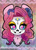 Size: 800x1120 | Tagged: safe, artist:lolopan, pinkie pie, earth pony, pony, bust, dia de los muertos, makeup, mexican, portrait, solo, sugar skull