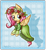 Size: 774x850 | Tagged: safe, artist:anggrc, fluttershy, pegasus, pony, clothes, dress, flower, solo