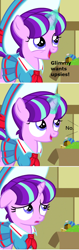 Size: 484x1538 | Tagged: safe, starlight glimmer, pony, female, filly, sad, upsies