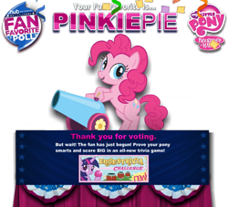 Size: 960x870 | Tagged: safe, pinkie pie, earth pony, pony, best pony contest, female, leak, mare, pink coat, pink mane, solo