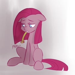 Size: 1000x1000 | Tagged: safe, artist:crade, pinkie pie, earth pony, pony, lonely, pinkamena diane pie, sad, solo