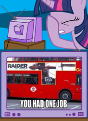 Size: 563x771 | Tagged: safe, derpibooru import, twilight sparkle, exploitable meme, facehoof, tomb raider, tv meme, you had one job