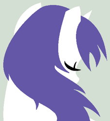 Size: 372x410 | Tagged: safe, artist:fluttertrain11, rarity, pony, unicorn, female, horn, mare, solo, white coat