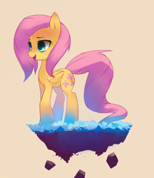 Size: 788x911 | Tagged: safe, artist:skygracer, fluttershy, pegasus, pony, female, glow, mare, solo