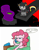 Size: 650x842 | Tagged: safe, pinkie pie, earth pony, pony, female, homestuck, karkat vantas, mare, pink coat, pink mane, stop calling me