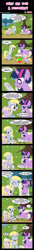 Size: 556x4050 | Tagged: safe, artist:henbe, derpy hooves, dinky hooves, twilight sparkle, twilight sparkle (alicorn), alicorn, pony, comic, cute, female, genius, mare, older