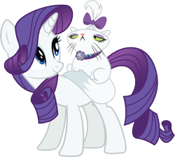 Size: 4682x4217 | Tagged: safe, artist:quanno3, opalescence, rarity, pony, unicorn, absurd resolution, simple background, transparent background, vector