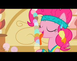 Size: 1280x1024 | Tagged: safe, artist:facelessjr, pinkie pie, earth pony, pony, fake screencap, i can't believe it's not hasbro studios, ice cream, solo