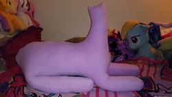 Size: 4160x2340 | Tagged: safe, artist:ponylover88, starlight glimmer, headless horse, pony, handmade, headless, huge, irl, not a mutilated plushie, photo, plushie, wip