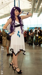 Size: 574x1024 | Tagged: safe, artist:blakstarr, rarity, human, cosplay, high heels, irl, irl human, photo