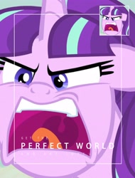 Size: 3106x4096 | Tagged: safe, edit, edited screencap, screencap, starlight glimmer, pony, the cutie map, angry, ragelight glimmer