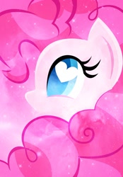 Size: 1280x1839 | Tagged: safe, artist:euphoriapony, pinkie pie, earth pony, pony, bust, heart eyes, portrait, solo, wingding eyes