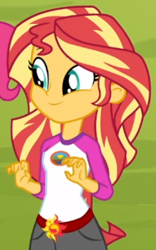 Size: 262x419 | Tagged: safe, screencap, sunset shimmer, equestria girls, legend of everfree, cropped, cute, shimmerbetes, solo