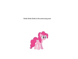 Size: 960x720 | Tagged: safe, pinkie pie, earth pony, pony, troll, female, mare, simple background, solo, white background