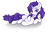 Size: 1280x818 | Tagged: safe, artist:myslipox, rarity, pony, unicorn, female, horn, mare, solo, white coat