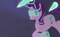 Size: 1920x1200 | Tagged: safe, artist:ghost3641, starlight glimmer, pony, unicorn, magic, solo