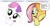 Size: 528x277 | Tagged: safe, fluttershy, sweetie belle, pegasus, pony, bad advice fluttershy, cute, diasweetes, exploitable meme, juxtaposition, juxtaposition win